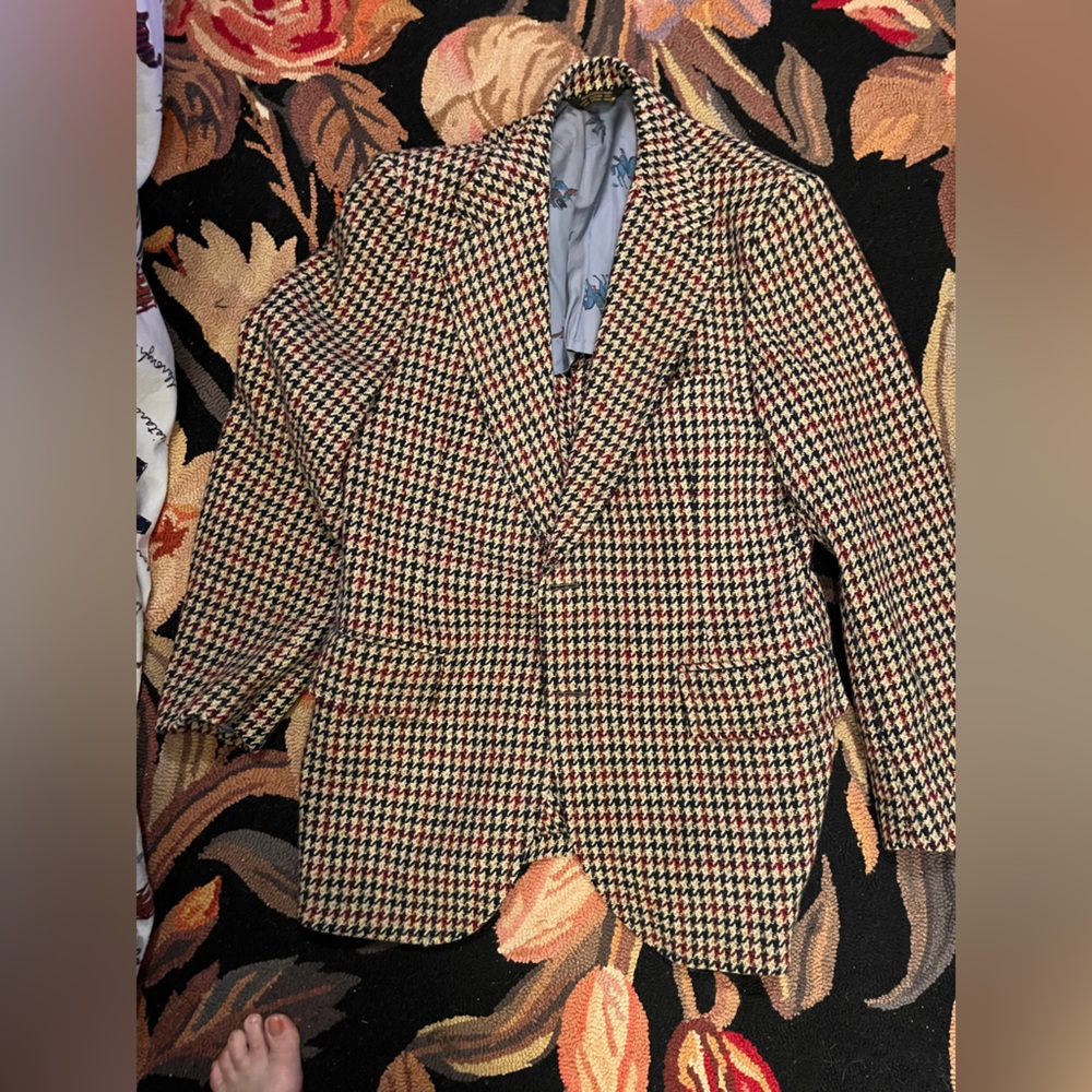 Multicolor 1950’s Houndstooth Blazer